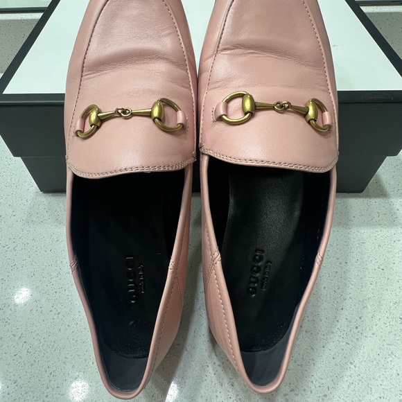 Gucci Women’s Leather Horsebit Loafer 37 Perfect Pink - Picture 8 of 16